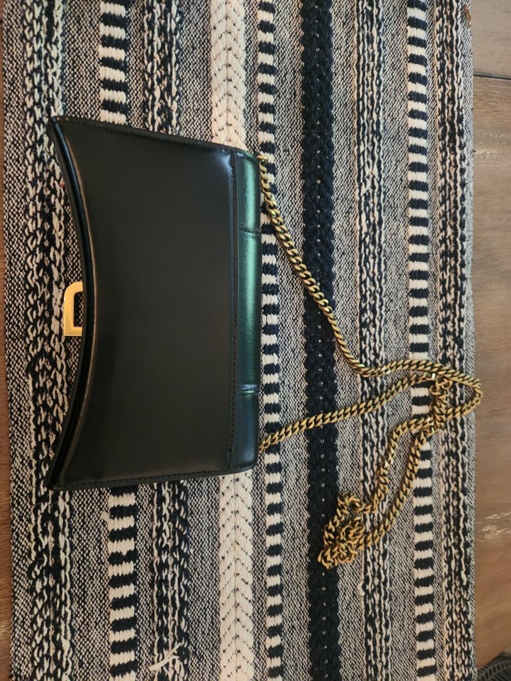 Balenciaga Hourglass Chain Purse - Black - with Box - Picture 10 of 10